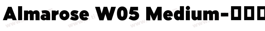 Almarose W05 Medium字体转换